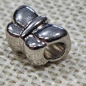 Silver Butterfly Charm Bead